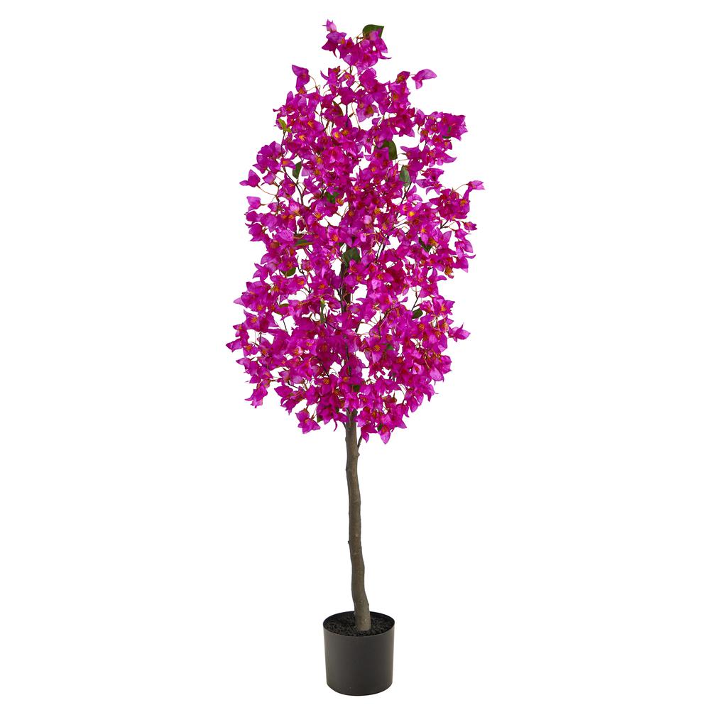 5ft. Bougainvillea Artificial Tree, Purple