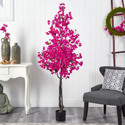6ft. Bougainvillea Artificial Tree, Pink