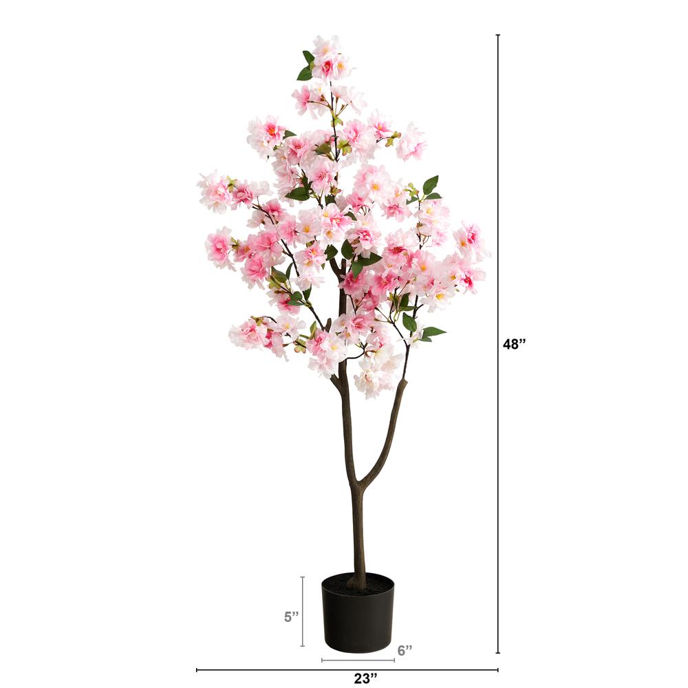 4ft. Cherry Blossom Artificial Tree, Pink