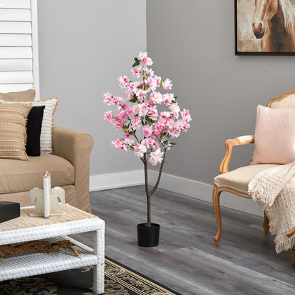4ft. Cherry Blossom Artificial Tree, Pink