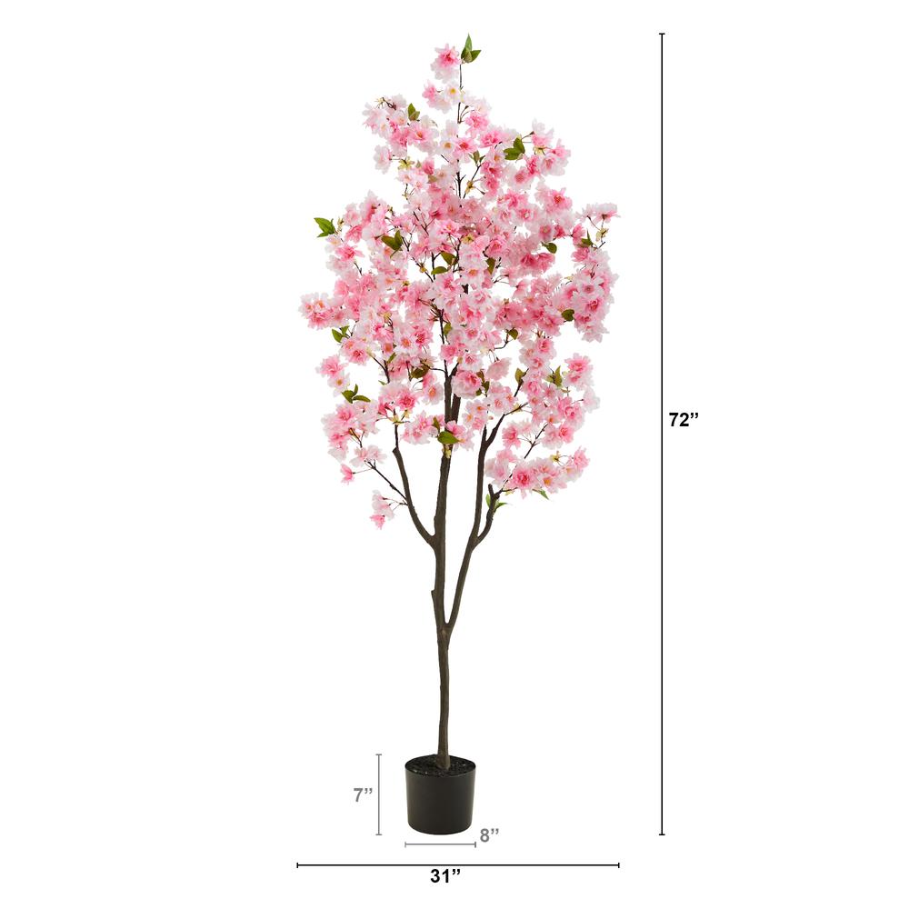 6ft. Cherry Blossom Artificial Tree, Pink