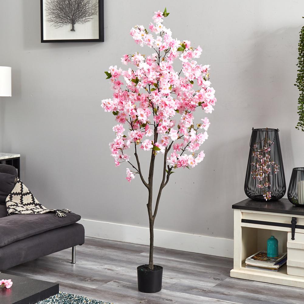 6ft. Cherry Blossom Artificial Tree, Pink