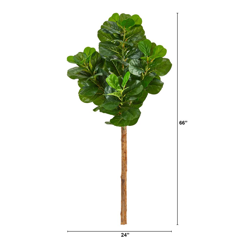 5.5ft. Artificial Fiddle Leaf Tree (No Pot)