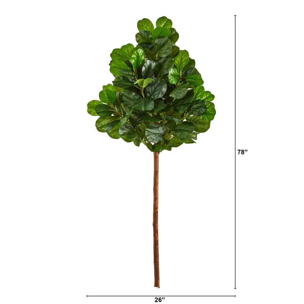 6.5ft. Artificial Fiddle Leaf Tree (No Pot)