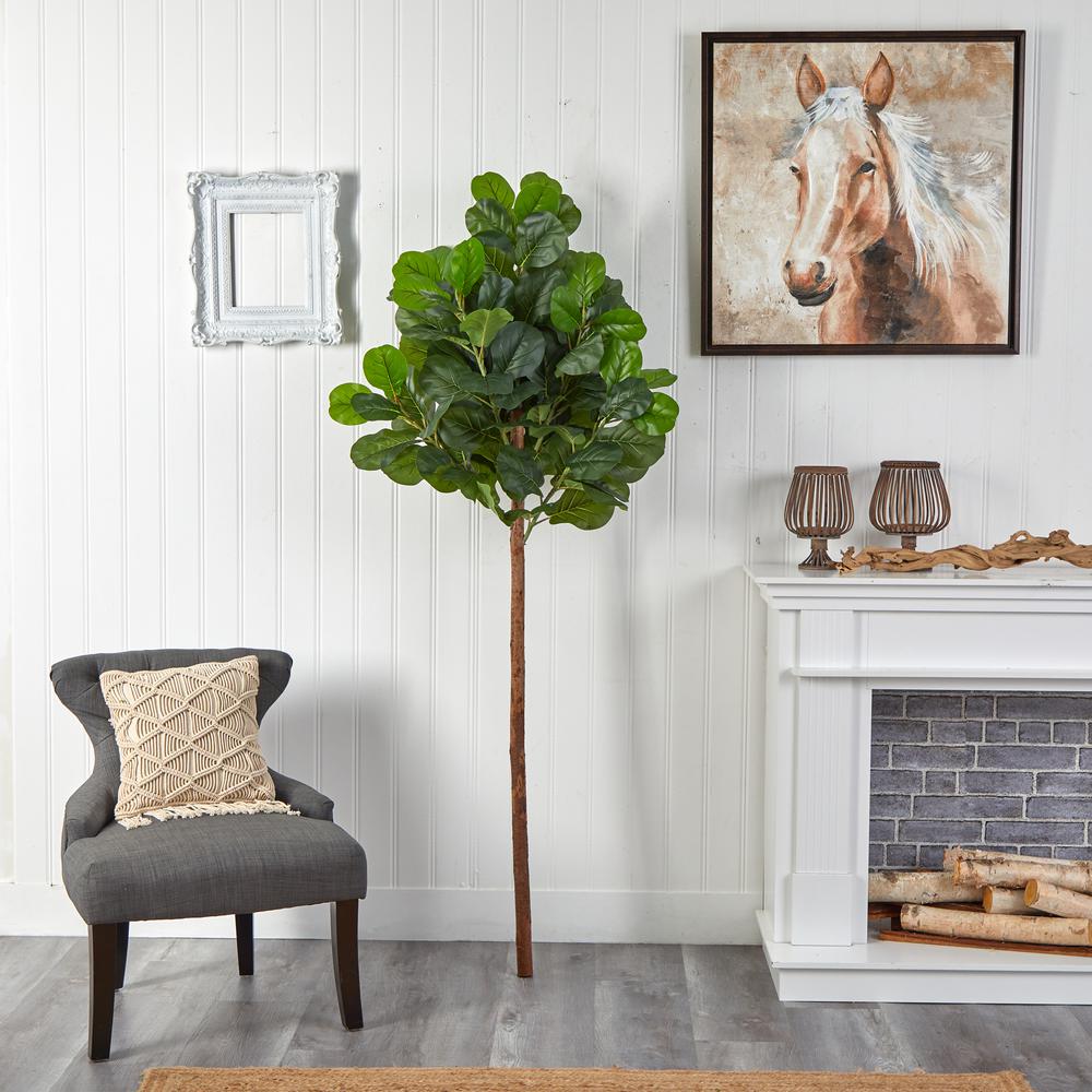 6.5ft. Artificial Fiddle Leaf Tree (No Pot)