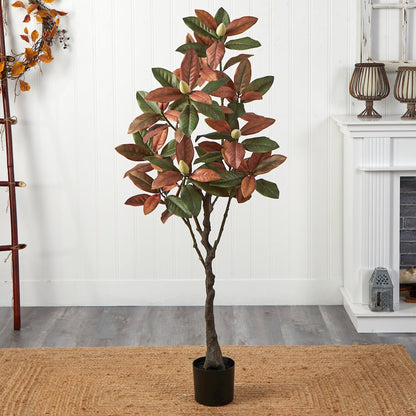 5ft. Fall Magnolia Artificial Tree