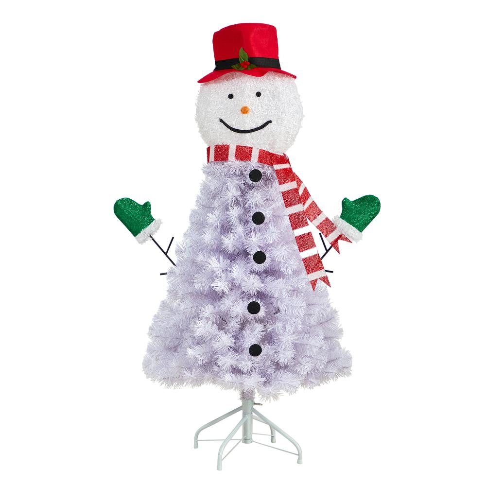 4ft. Snowman Artificial Christmas Tree with 234 Bendable Branches