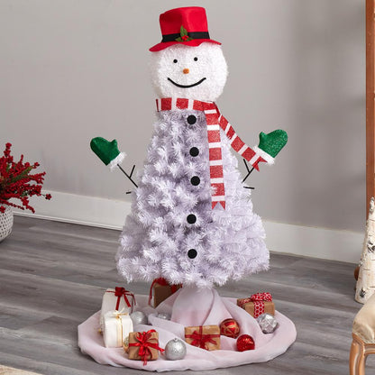 4ft. Snowman Artificial Christmas Tree with 234 Bendable Branches