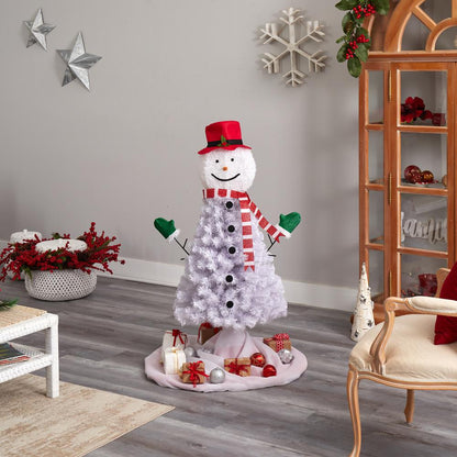 4ft. Snowman Artificial Christmas Tree with 234 Bendable Branches