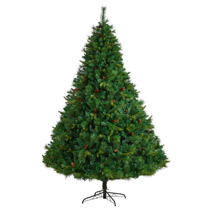 8ft. West Virginia Mixed Pine Christmas Tree with 700 Clear LED Lights