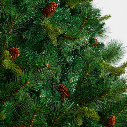 8ft. West Virginia Mixed Pine Christmas Tree with 700 Clear LED Lights