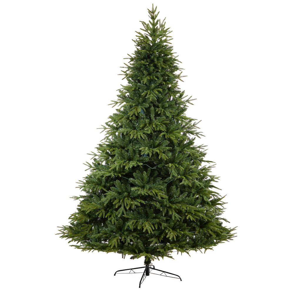 9ft. Colorado Mountain Fir Artificial Christmas Tree with 900 Multi LED Lights