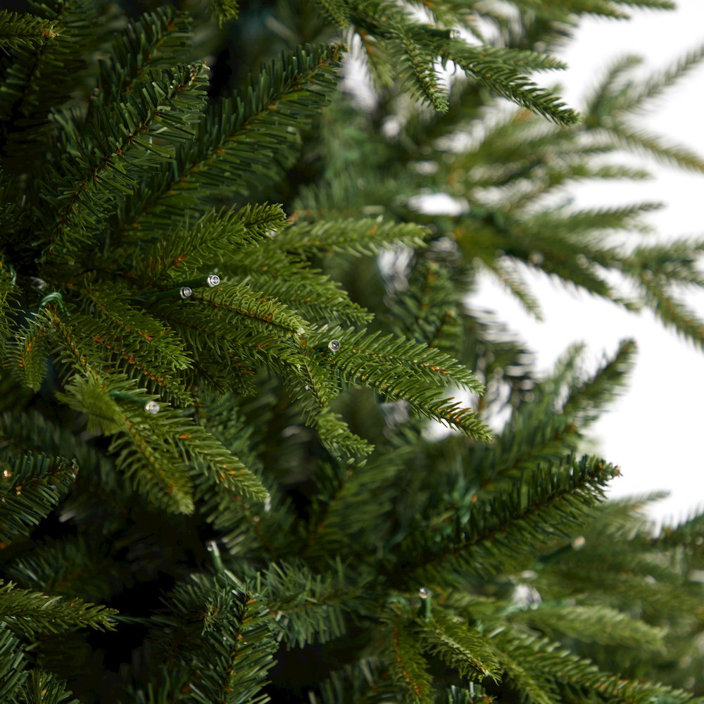 9ft. Colorado Mountain Fir Artificial Christmas Tree with 900 Multi LED Lights