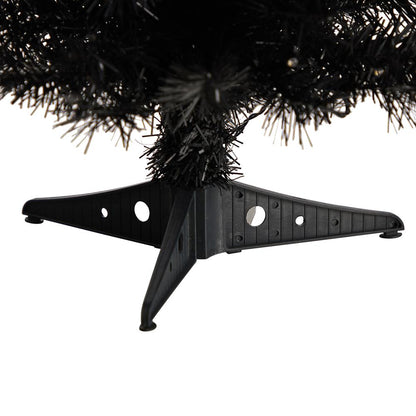 2ft. Black Artificial Christmas Tree with 35 LED Lights and 72 Bendable Branches