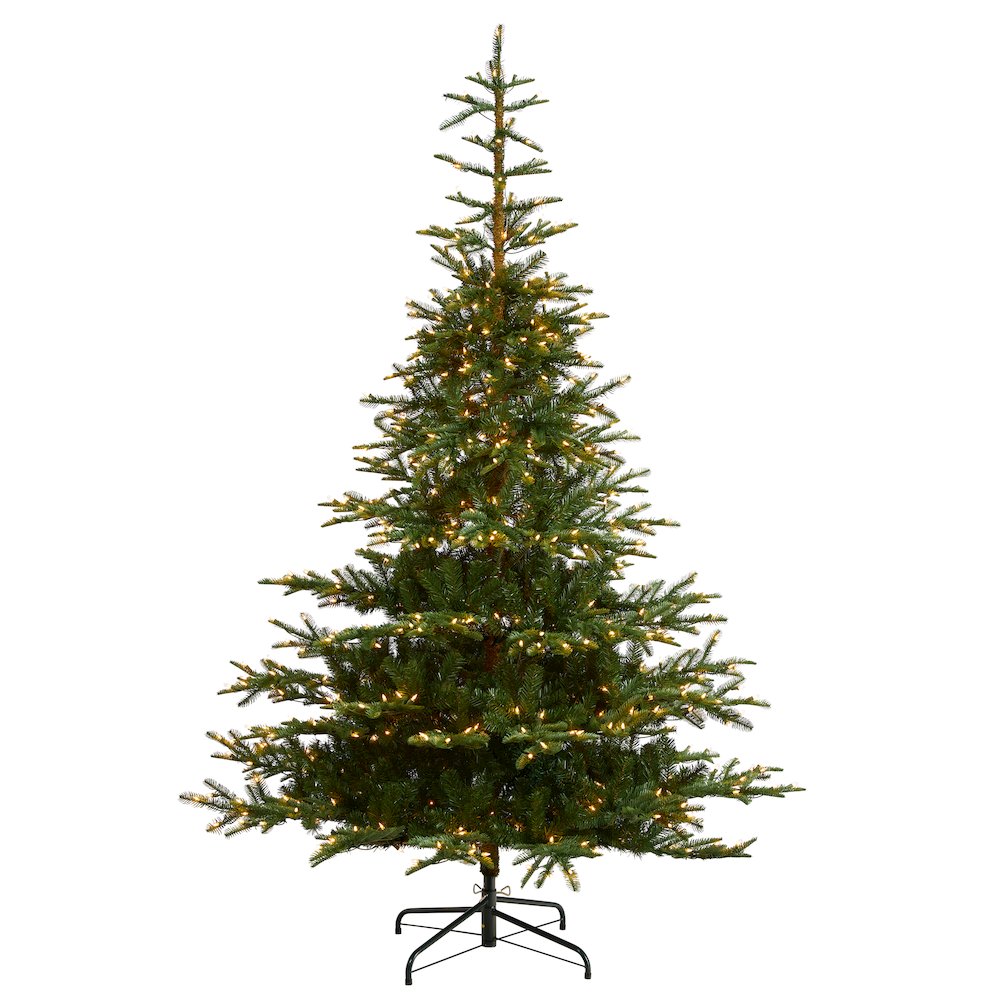 8ft. Layered Washington Spruce Artificial Christmas Tree with 650 Clear Lights