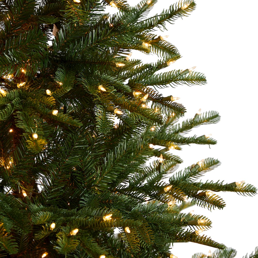8ft. Layered Washington Spruce Artificial Christmas Tree with 650 Clear Lights