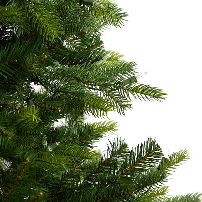 6ft. North Carolina Spruce Artificial Christmas Tree with 350 Clear Lights and 631 Bendable Branches