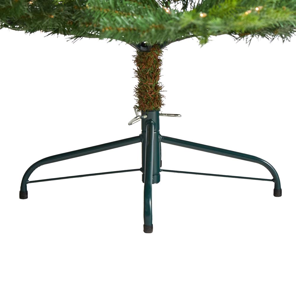 6ft. North Carolina Spruce Artificial Christmas Tree with 350 Clear Lights and 631 Bendable Branches