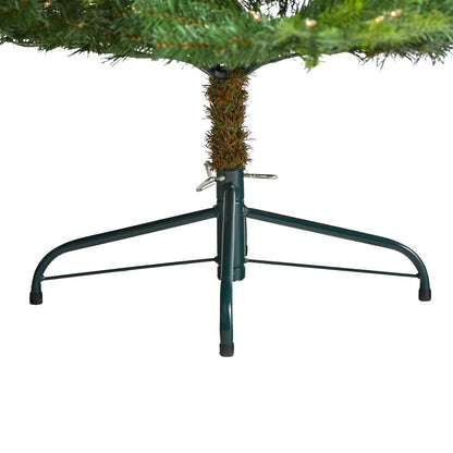 6ft. North Carolina Spruce Artificial Christmas Tree with 350 Clear Lights and 631 Bendable Branches