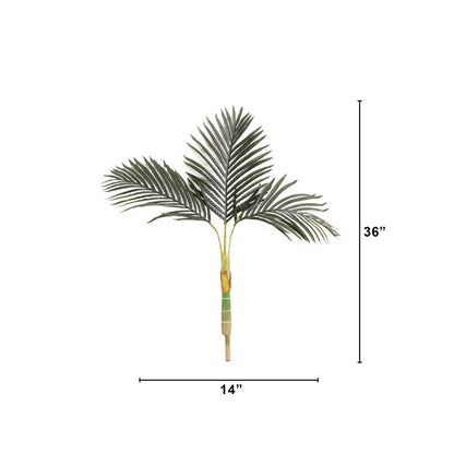 3ft. Artificial Golden Cane Palm Tree (No Pot)