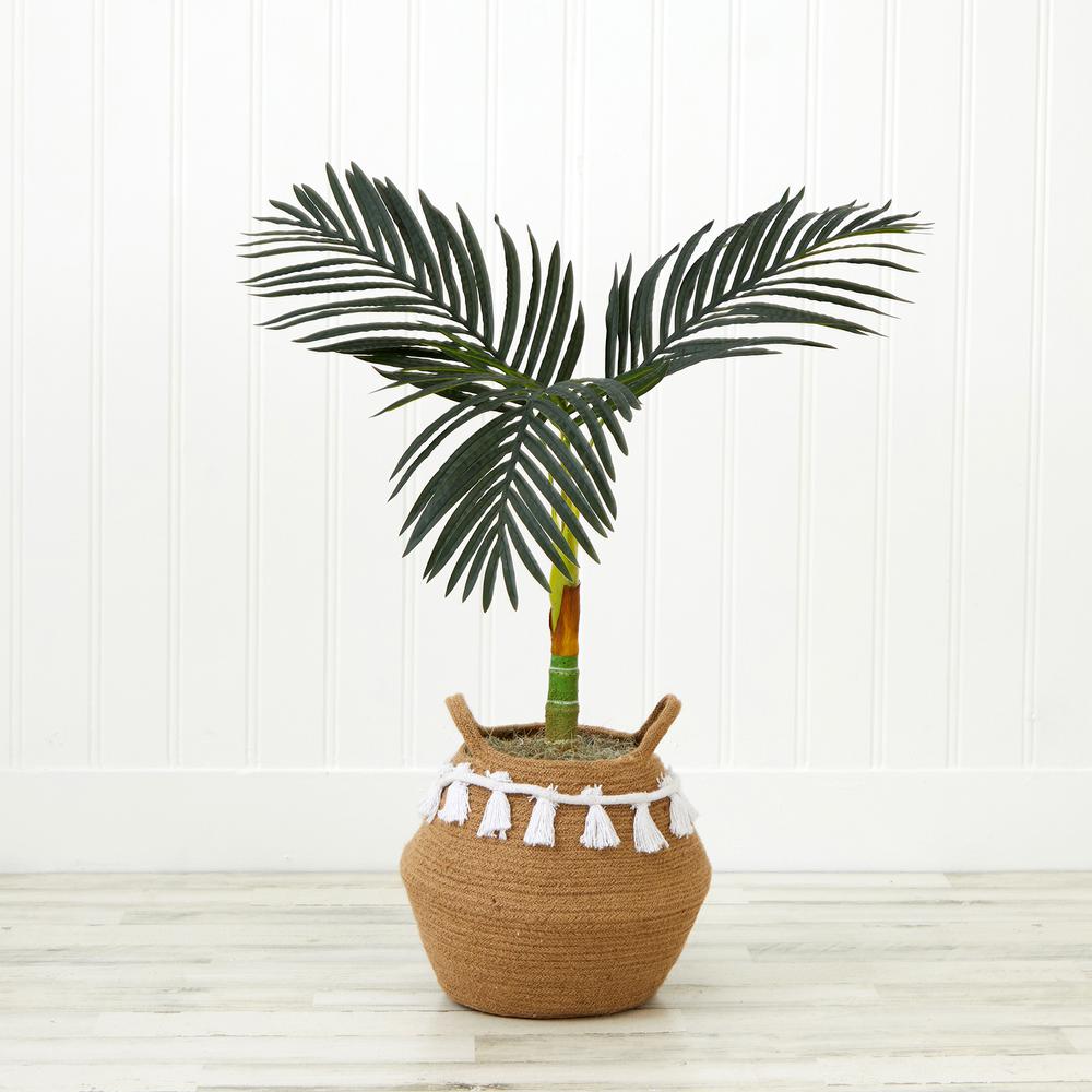 3ft. Artificial Golden Cane Palm Tree (No Pot)