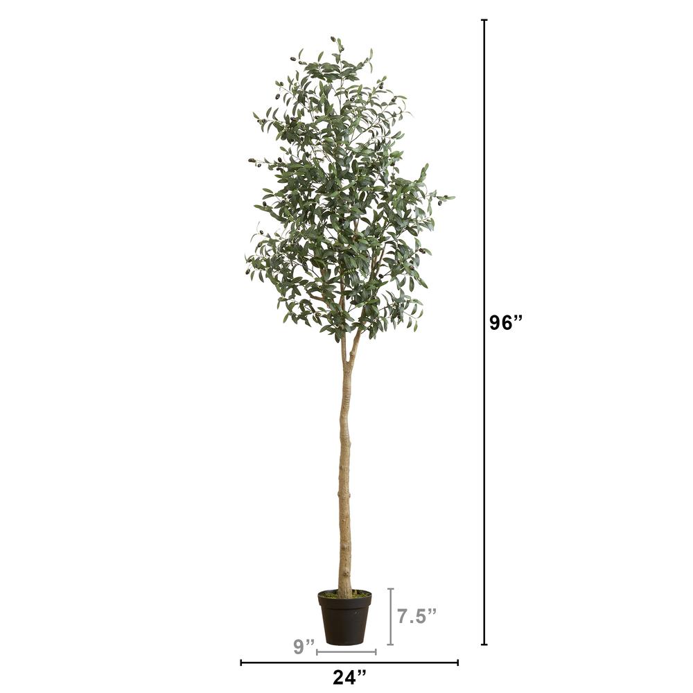 8ft. Artificial Olive Tree