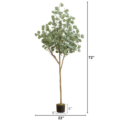 6ft. Artificial Eucalyptus Tree