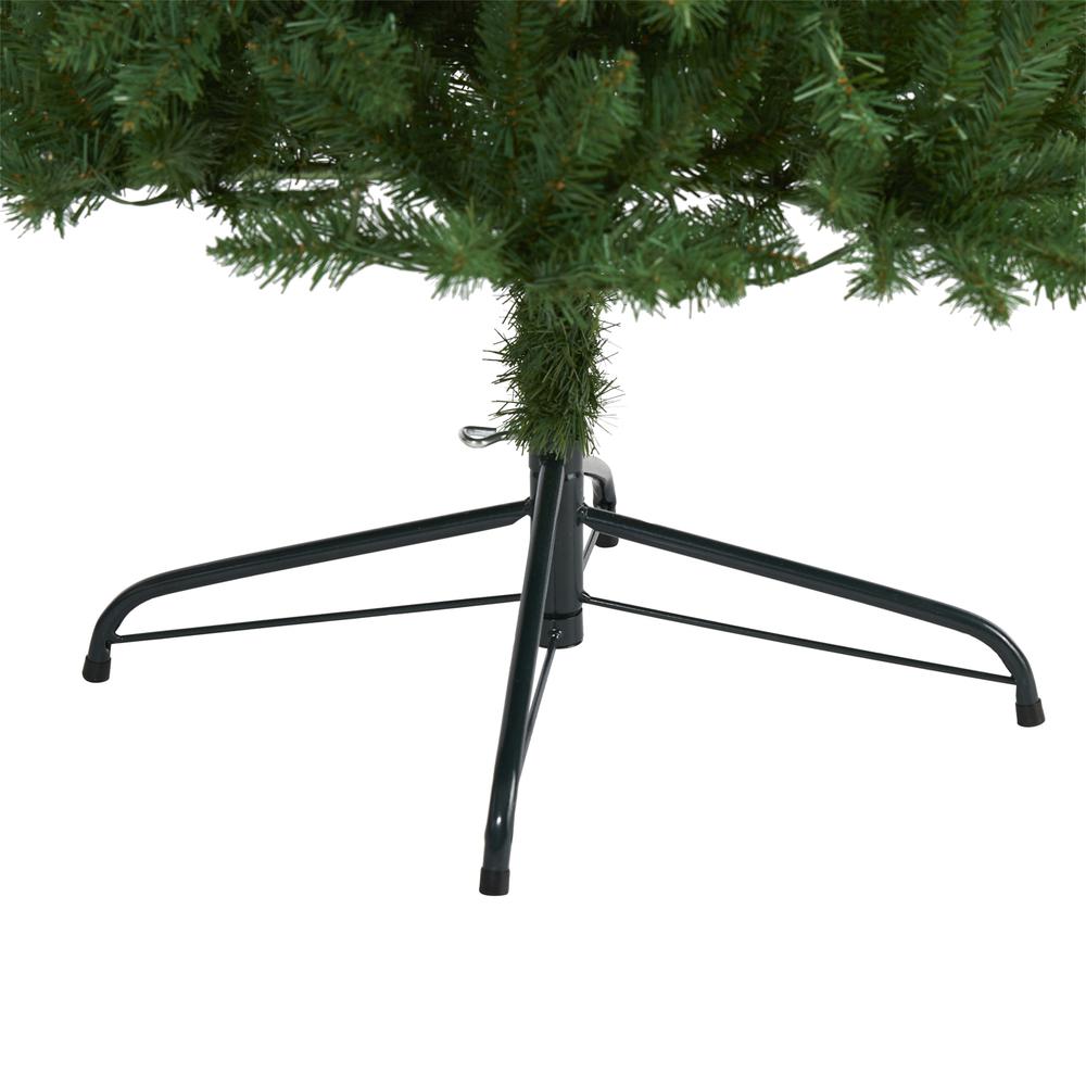 8ft. Slim Green Mountain Pine Artificial Christmas Tree