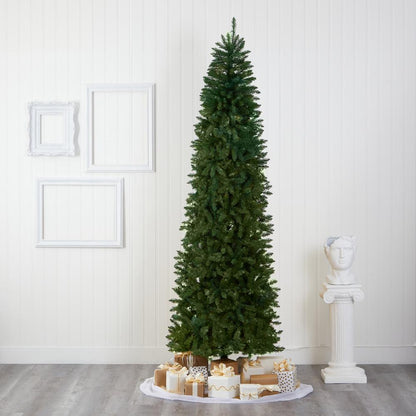 9ft. Slim Green Mountain Pine Artificial Christmas Tree