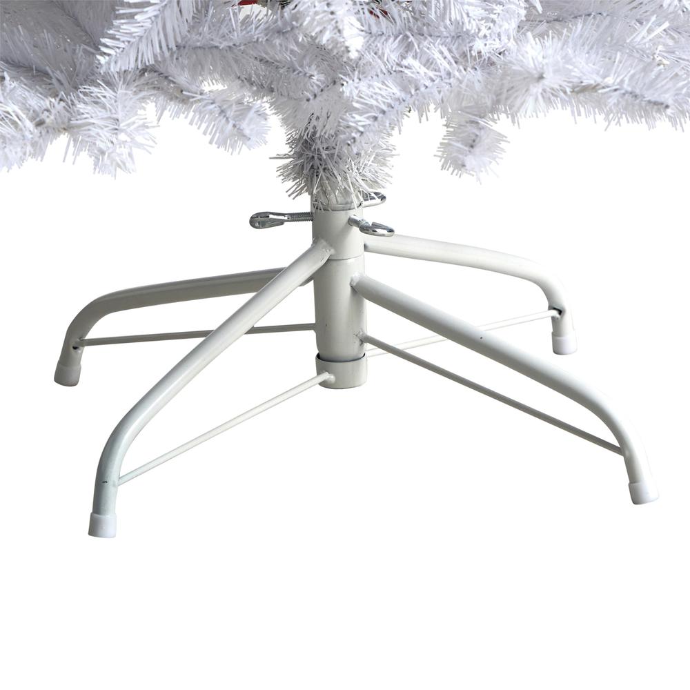 5ft. Slim White Artificial Christmas Tree with 491 Bendable Branches
