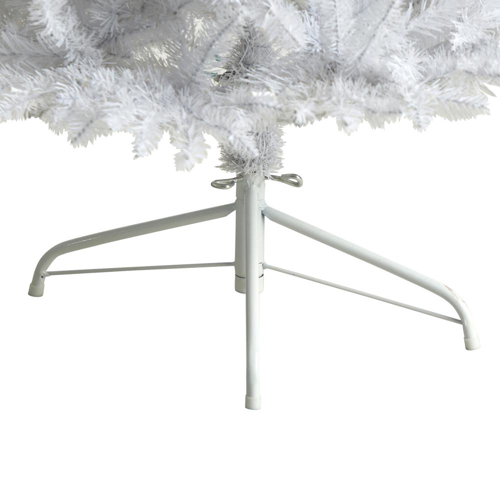 6ft. Slim White Artificial Christmas Tree with 743 Bendable Branches