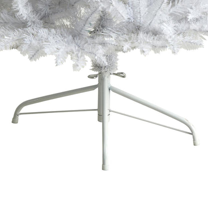 6ft. Slim White Artificial Christmas Tree with 743 Bendable Branches