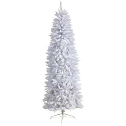 7ft. Slim White Artificial Christmas Tree with 995 Bendable Branches