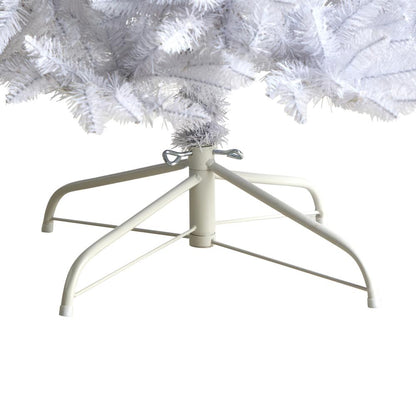8ft. Slim White Artificial Christmas Tree with 1348 Bendable Branches