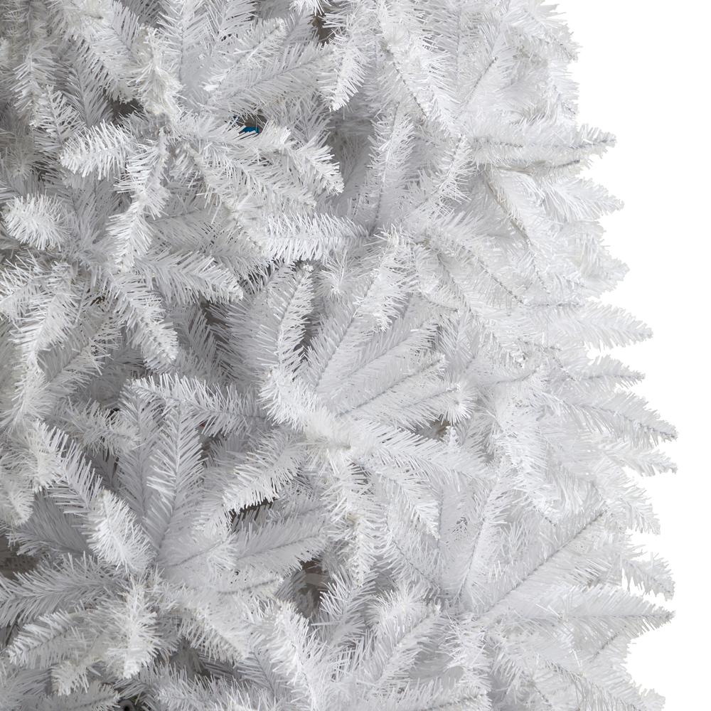 12ft. Slim White Artificial Christmas Tree with 3235 Bendable Branches