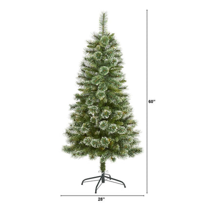 5ft. Wisconsin Slim Snow Tip Pine Artificial Christmas Tree