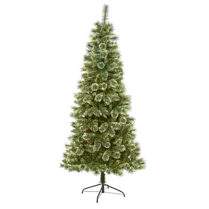 7ft. Wisconsin Slim Snow Tip Pine Artificial Christmas Tree