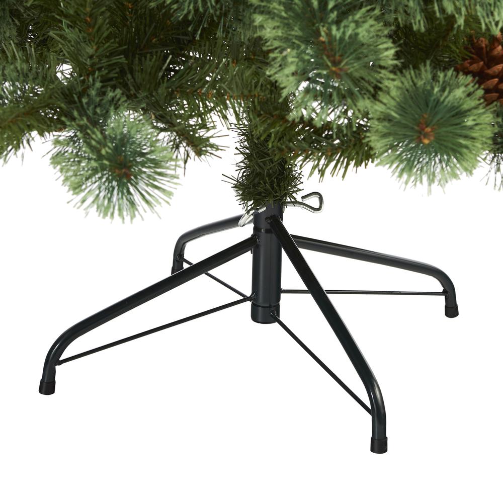 6ft. White Mountain Pine Artificial Christmas Tree with 477 Bendable Branches