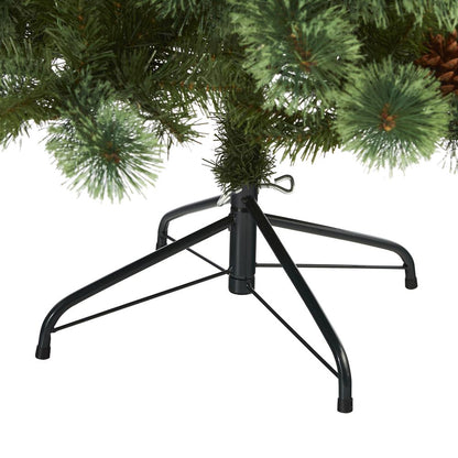6ft. White Mountain Pine Artificial Christmas Tree with 477 Bendable Branches