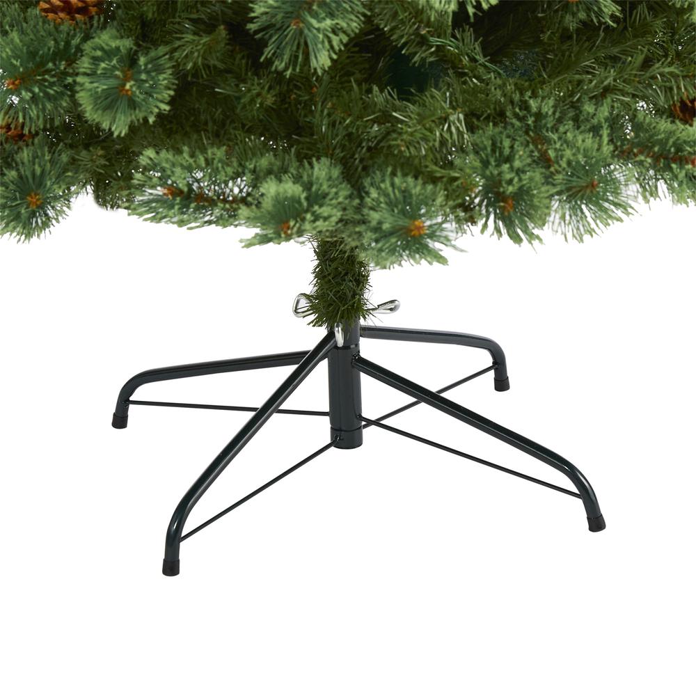 7ft. White Mountain Pine Artificial Christmas Tree with 723 Bendable Branches
