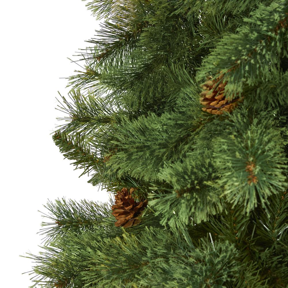 10ft. White Mountain Pine Artificial Christmas Tree with 1875 Bendable Branches