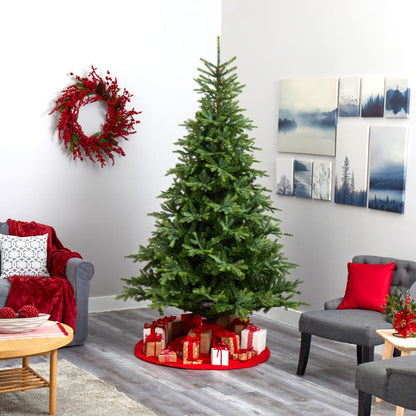 8ft. North Carolina Spruce Artificial Christmas Tree with 1303 Bendable Branches