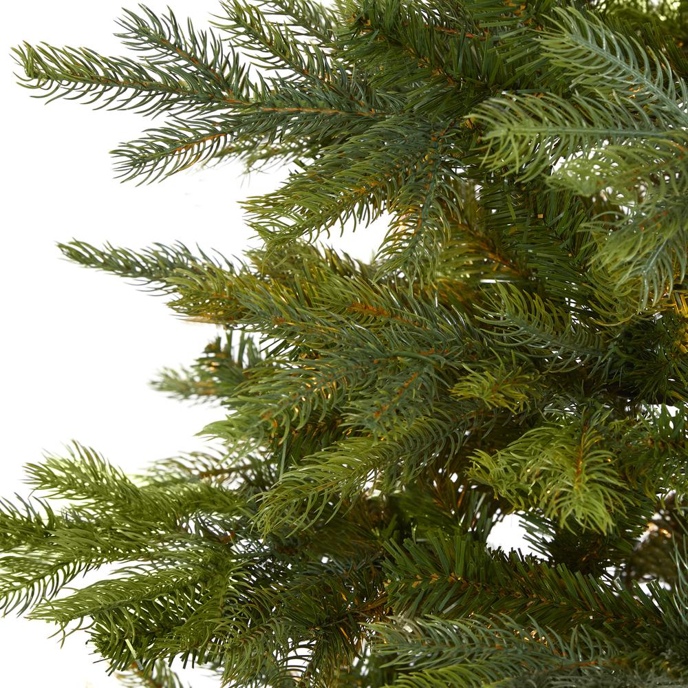 7ft. North Carolina Spruce Artificial Christmas Tree with 931 Bendable Branches