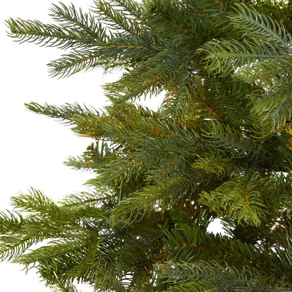 7ft. North Carolina Spruce Artificial Christmas Tree with 931 Bendable Branches