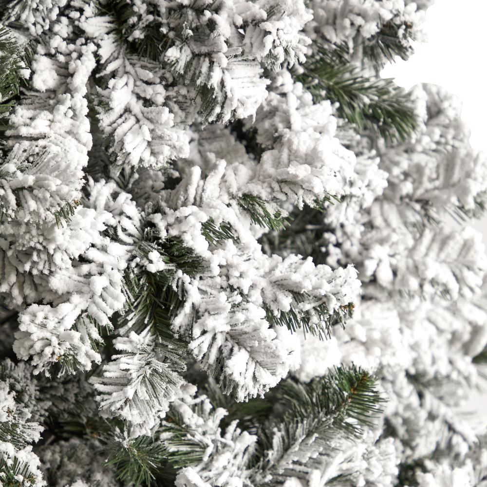 10ft. Flocked West Virginia Fir Artificial Christmas Tree