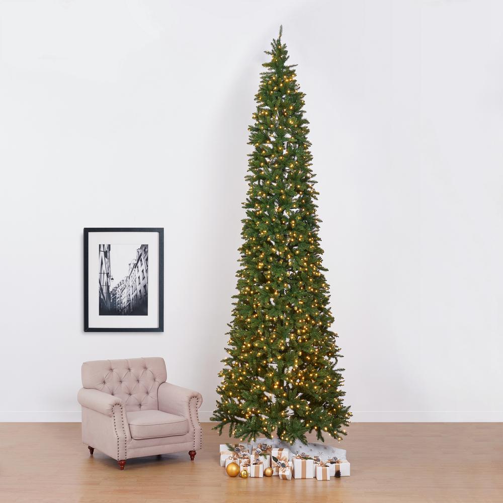 13ft. Artificial Slim Green Mountain Pine Christmas Tree