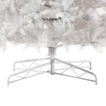 13ft. Slim White Artificial Christmas Tree with 1350 Warm White LED Lights