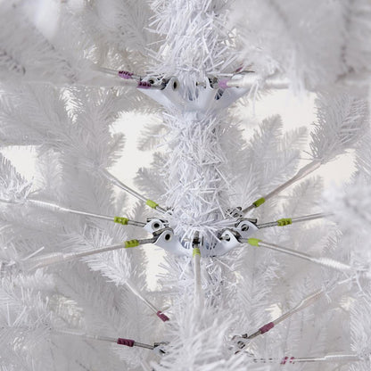 13ft. Slim White Artificial Christmas Tree with 1350 Warm White LED Lights