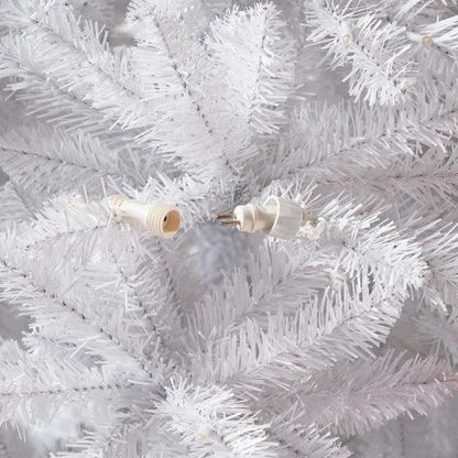 13ft. Slim White Artificial Christmas Tree with 1350 Warm White LED Lights