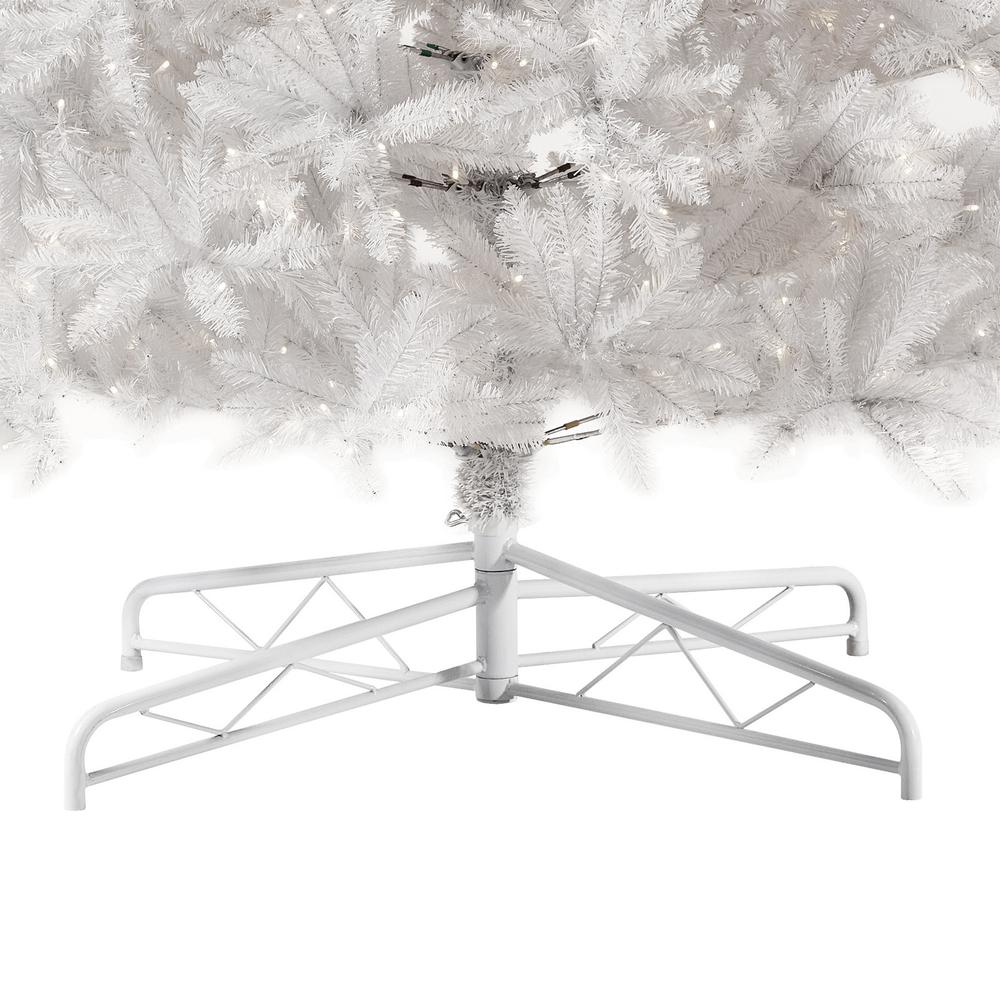 13ft. Slim White Artificial Christmas Tree with 1350 Warm White LED Lights
